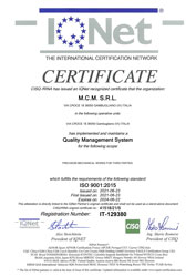 mcmsrl iqnet certificate