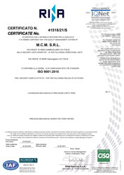 mcmsrl rina certificate